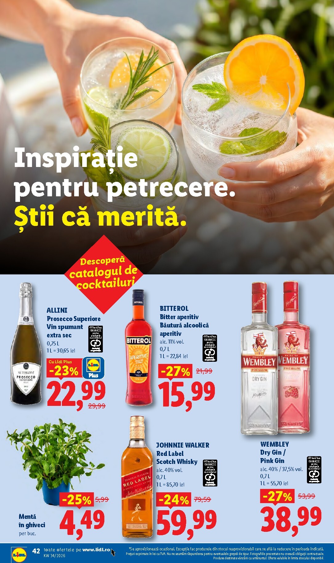 lidl - Lidl pliante pentru săptămâna viitoare de la luni 17.08.2026 până la duminică 23.08.2026 - page: 42