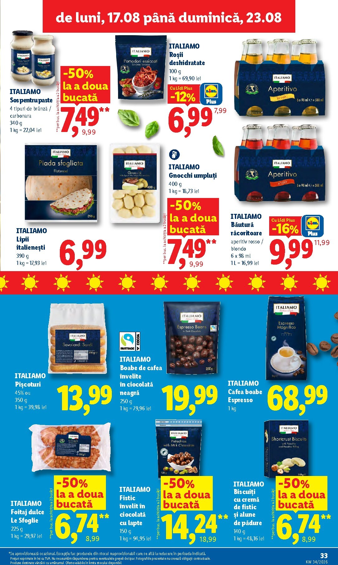 lidl - Lidl pliante pentru săptămâna viitoare de la luni 17.08.2026 până la duminică 23.08.2026 - page: 33