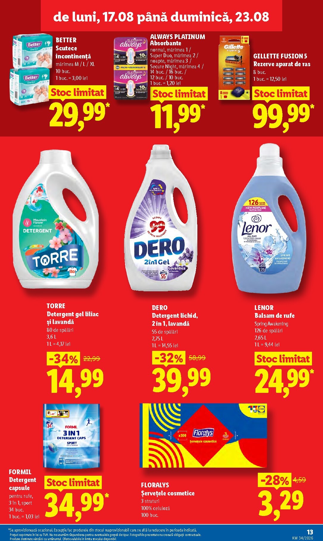 lidl - Lidl pliante pentru săptămâna viitoare de la luni 17.08.2026 până la duminică 23.08.2026 - page: 13