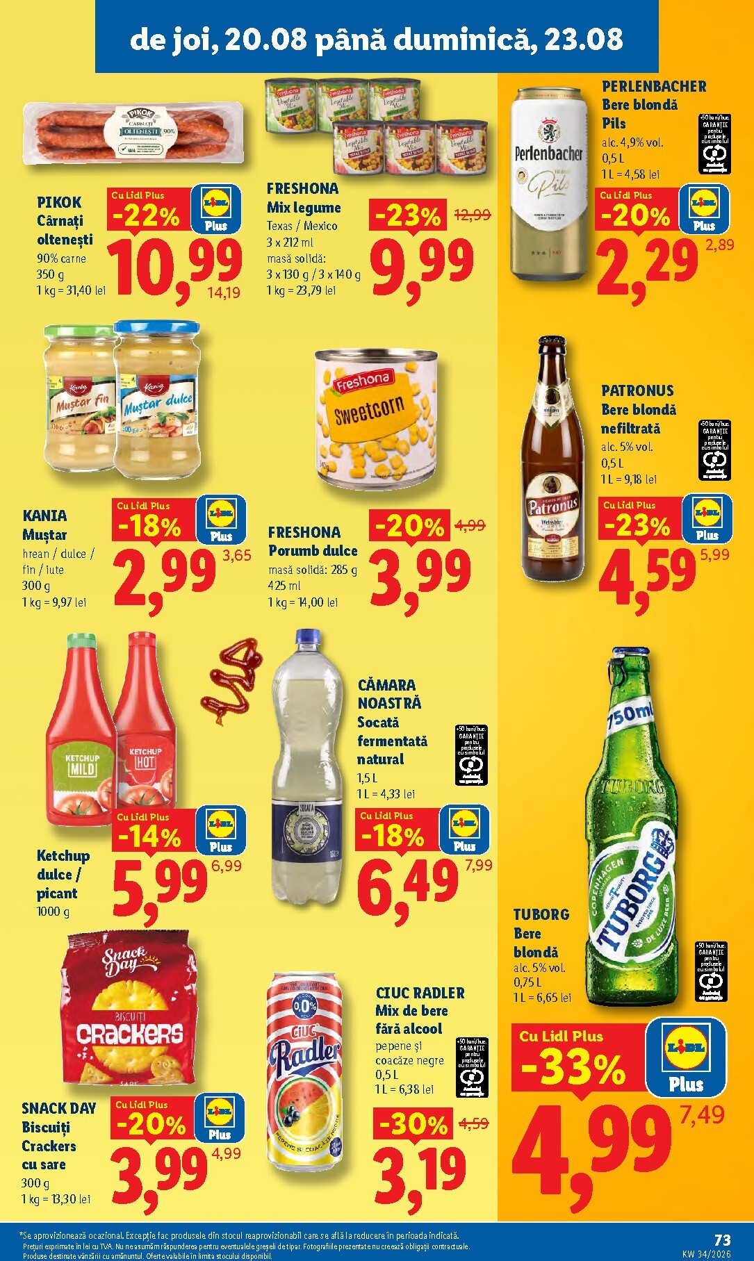 lidl - Lidl pliante pentru săptămâna viitoare de la luni 17.08.2026 până la duminică 23.08.2026 - page: 73