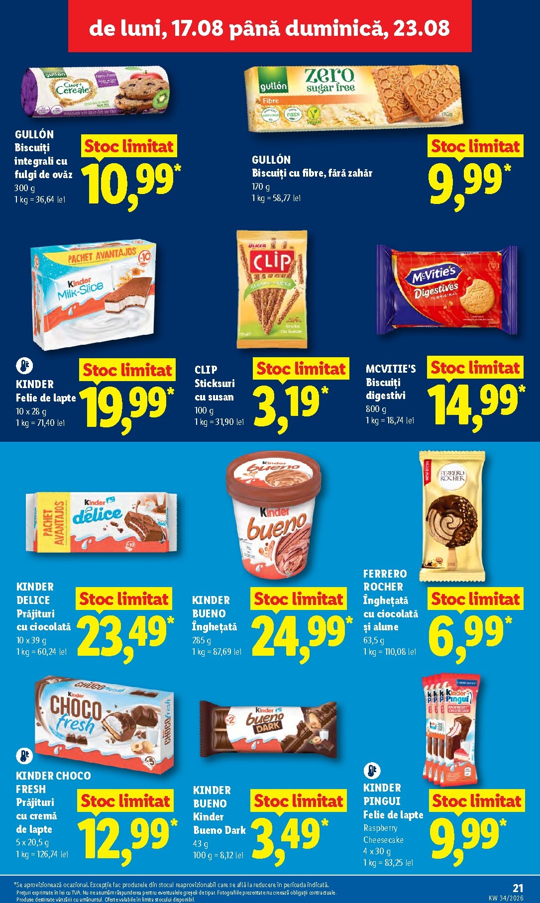 lidl - Lidl pliante pentru săptămâna viitoare de la luni 17.08.2026 până la duminică 23.08.2026 - page: 21