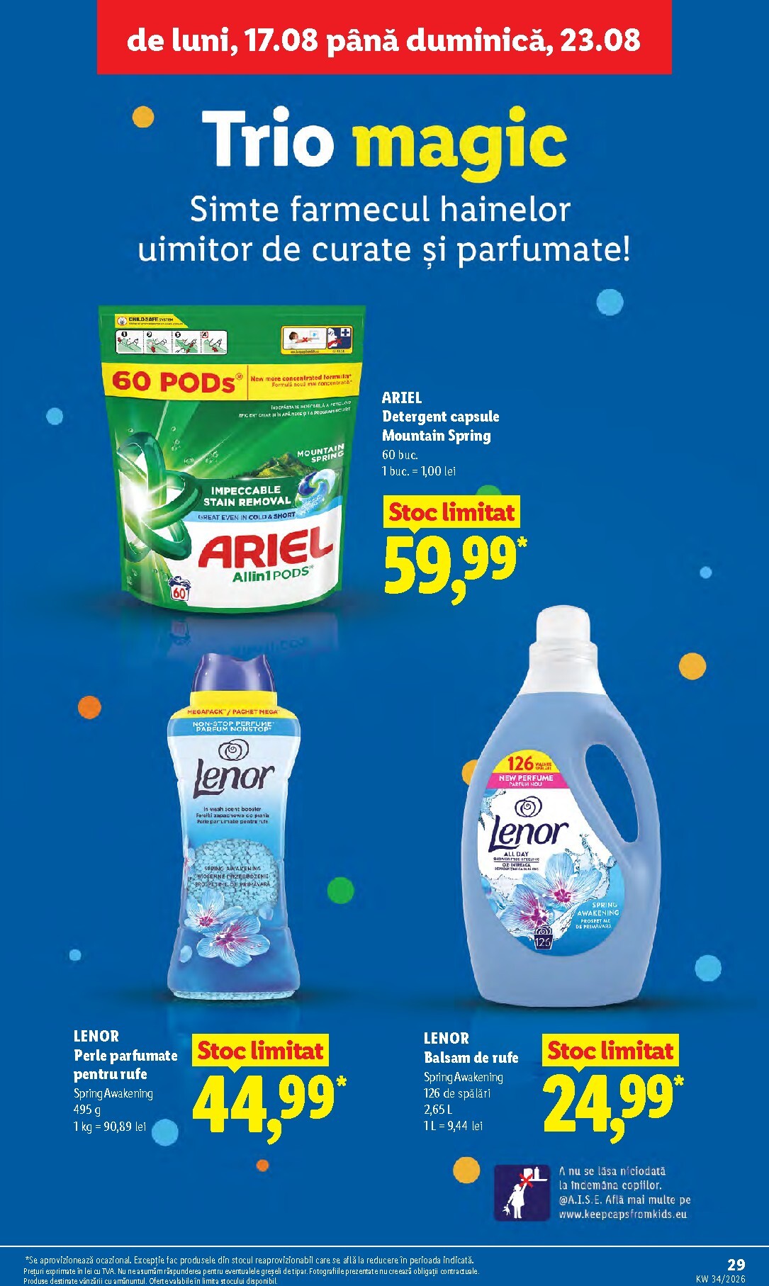 lidl - Lidl pliante pentru săptămâna viitoare de la luni 17.08.2026 până la duminică 23.08.2026 - page: 29