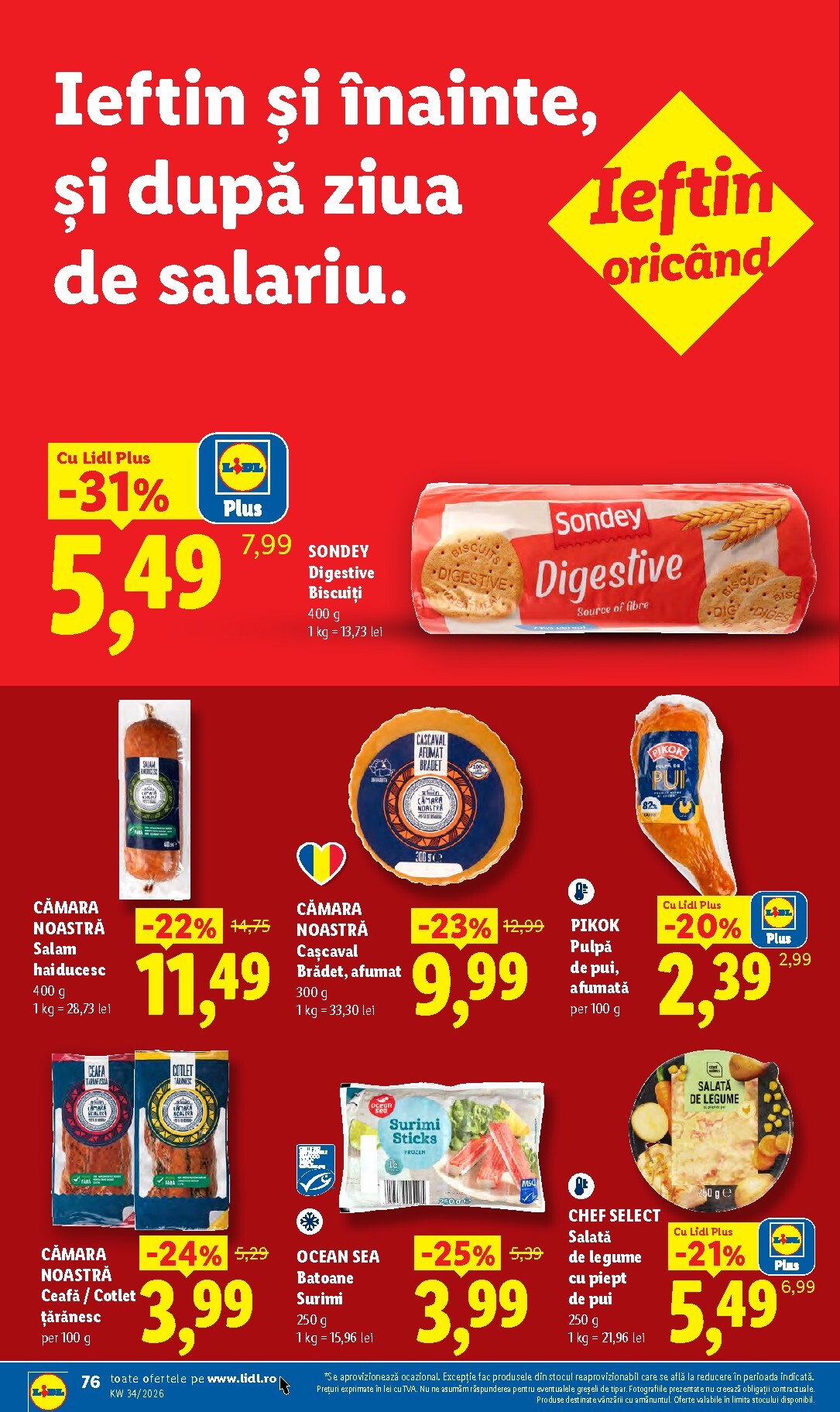 lidl - Lidl pliante pentru săptămâna viitoare de la luni 17.08.2026 până la duminică 23.08.2026 - page: 76
