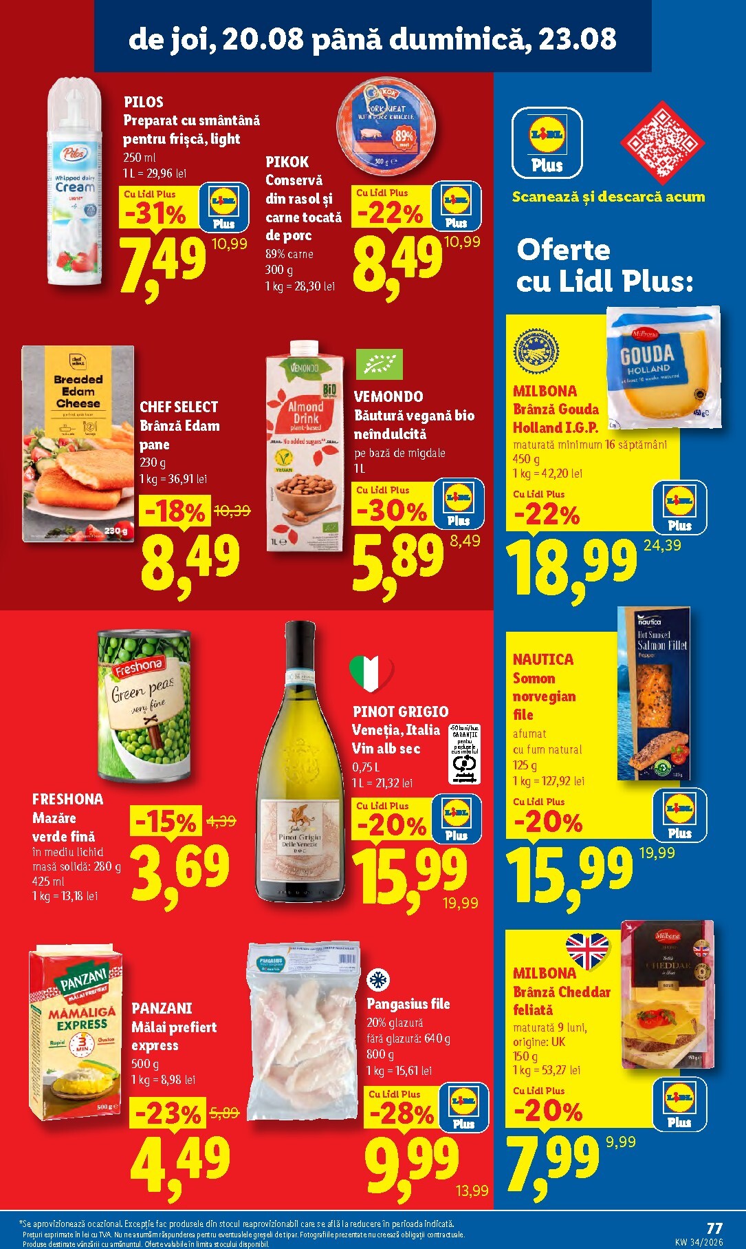 lidl - Lidl pliante pentru săptămâna viitoare de la luni 17.08.2026 până la duminică 23.08.2026 - page: 77