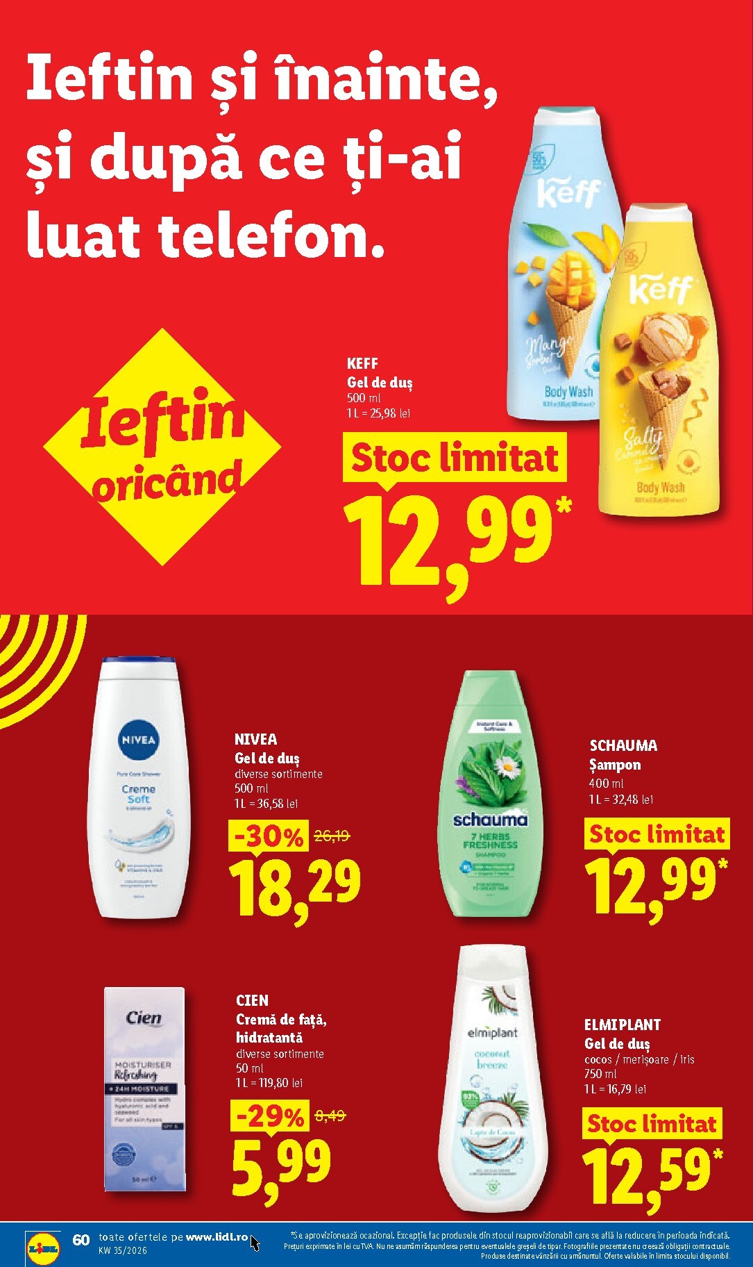 lidl - Lidl pliante pentru săptămâna viitoare de la luni 24.08.2026 până la duminică 30.08.2026 - page: 60