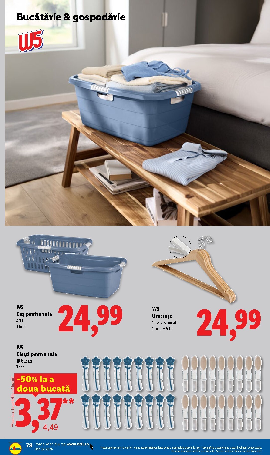 lidl - Lidl pliante pentru săptămâna viitoare de la luni 24.08.2026 până la duminică 30.08.2026 - page: 78