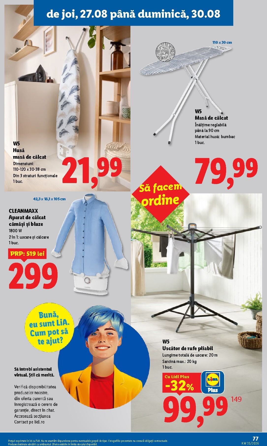 lidl - Lidl pliante pentru săptămâna viitoare de la luni 24.08.2026 până la duminică 30.08.2026 - page: 77