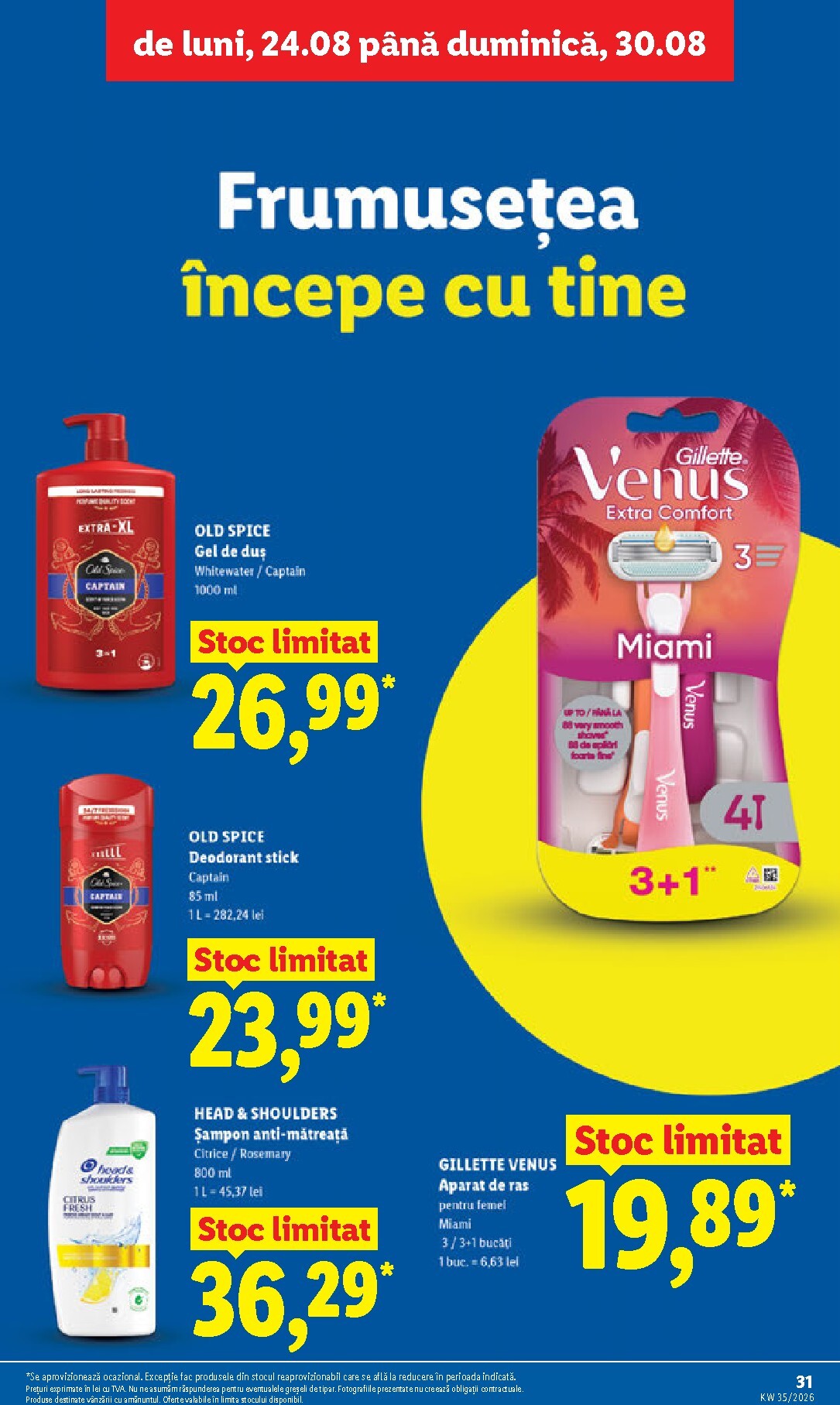 lidl - Lidl pliante pentru săptămâna viitoare de la luni 24.08.2026 până la duminică 30.08.2026 - page: 31