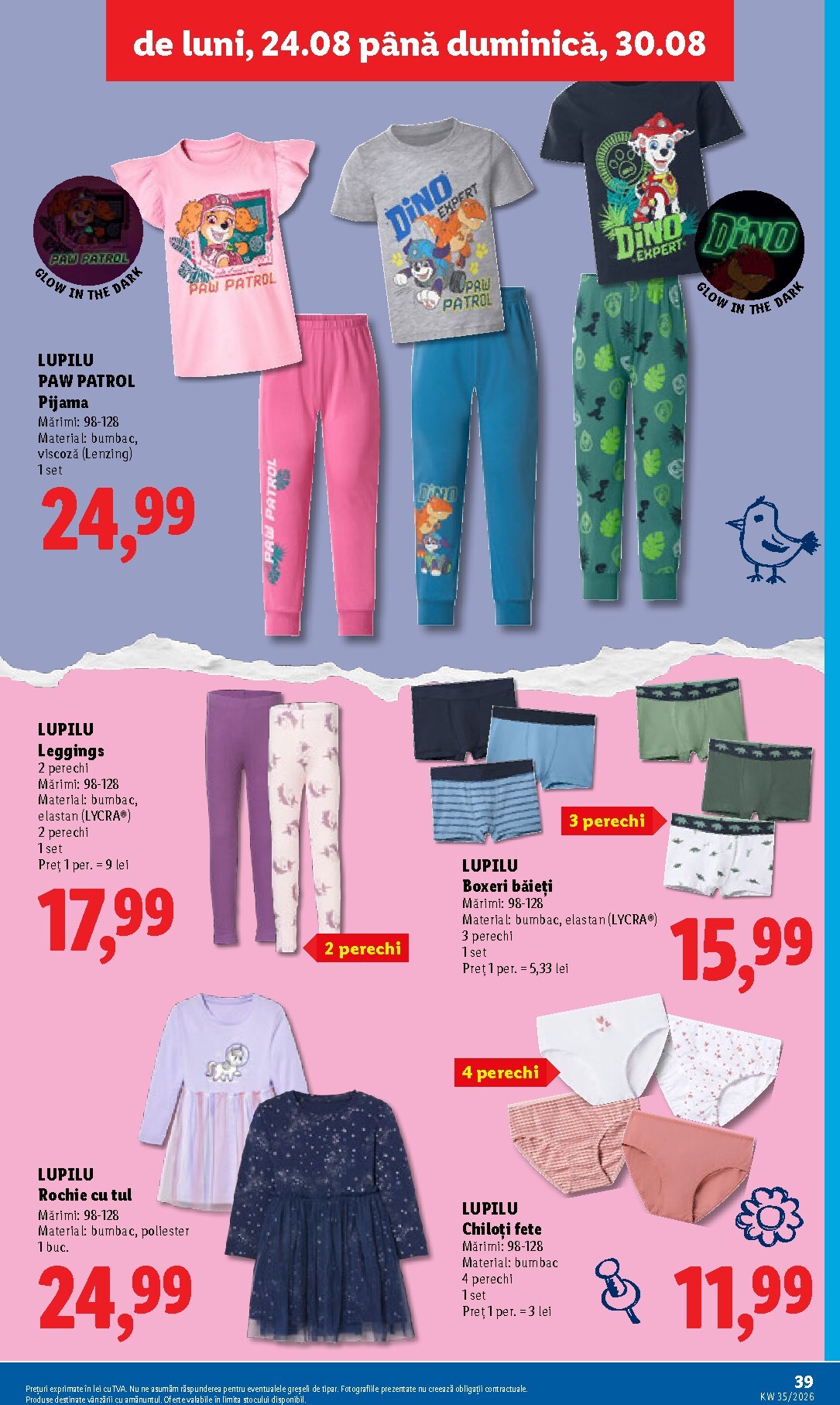 lidl - Lidl pliante pentru săptămâna viitoare de la luni 24.08.2026 până la duminică 30.08.2026 - page: 39