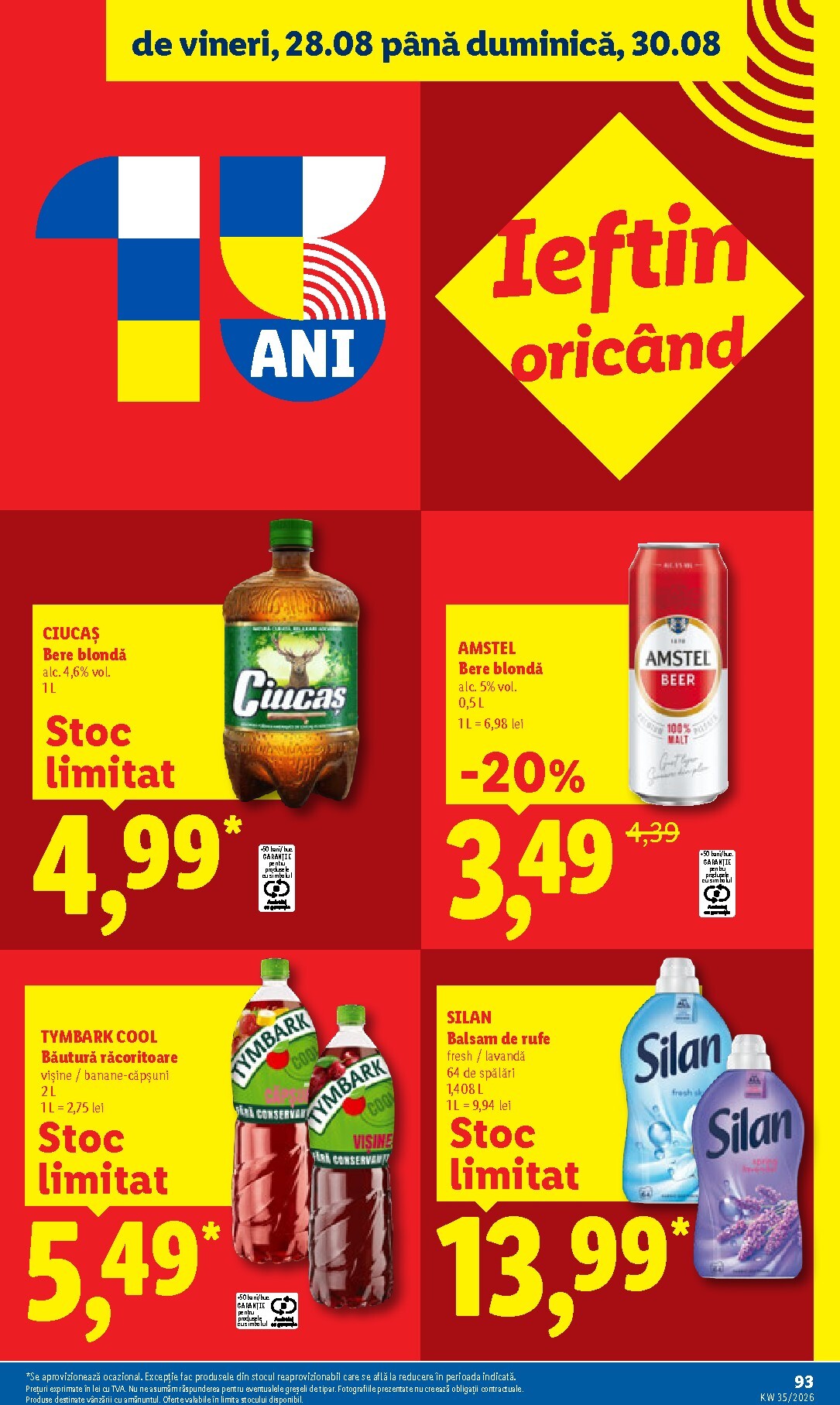 lidl - Lidl pliante pentru săptămâna viitoare de la luni 24.08.2026 până la duminică 30.08.2026 - page: 93