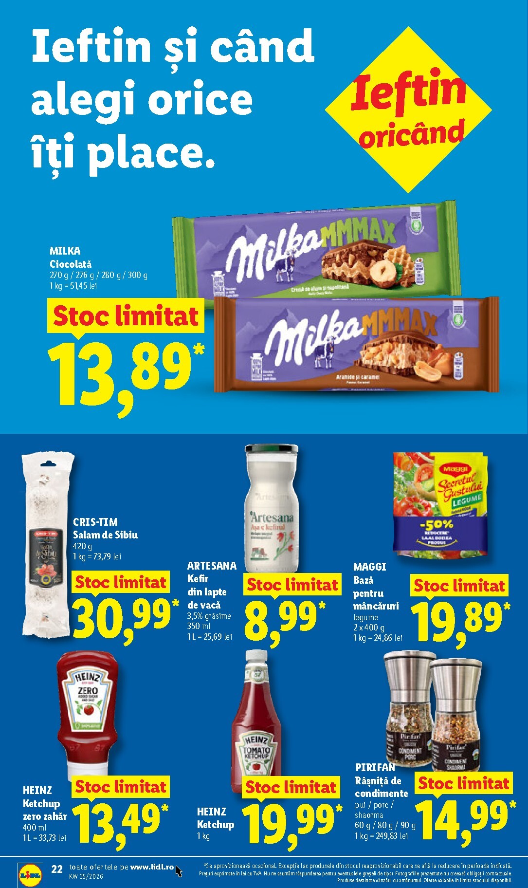 lidl - Lidl pliante pentru săptămâna viitoare de la luni 24.08.2026 până la duminică 30.08.2026 - page: 22
