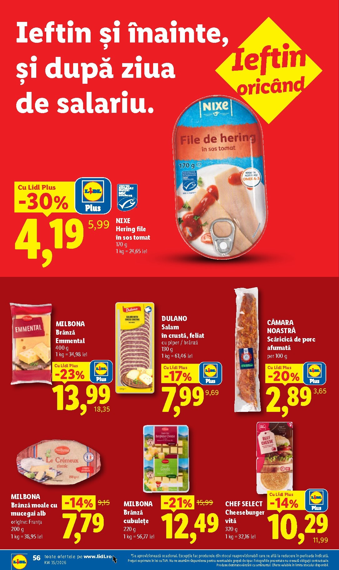 lidl - Lidl pliante pentru săptămâna viitoare de la luni 24.08.2026 până la duminică 30.08.2026 - page: 56