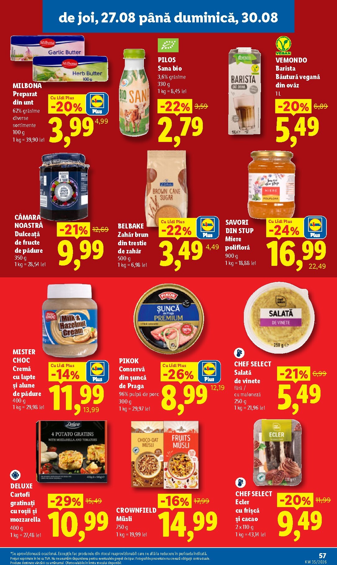 lidl - Lidl pliante pentru săptămâna viitoare de la luni 24.08.2026 până la duminică 30.08.2026 - page: 57