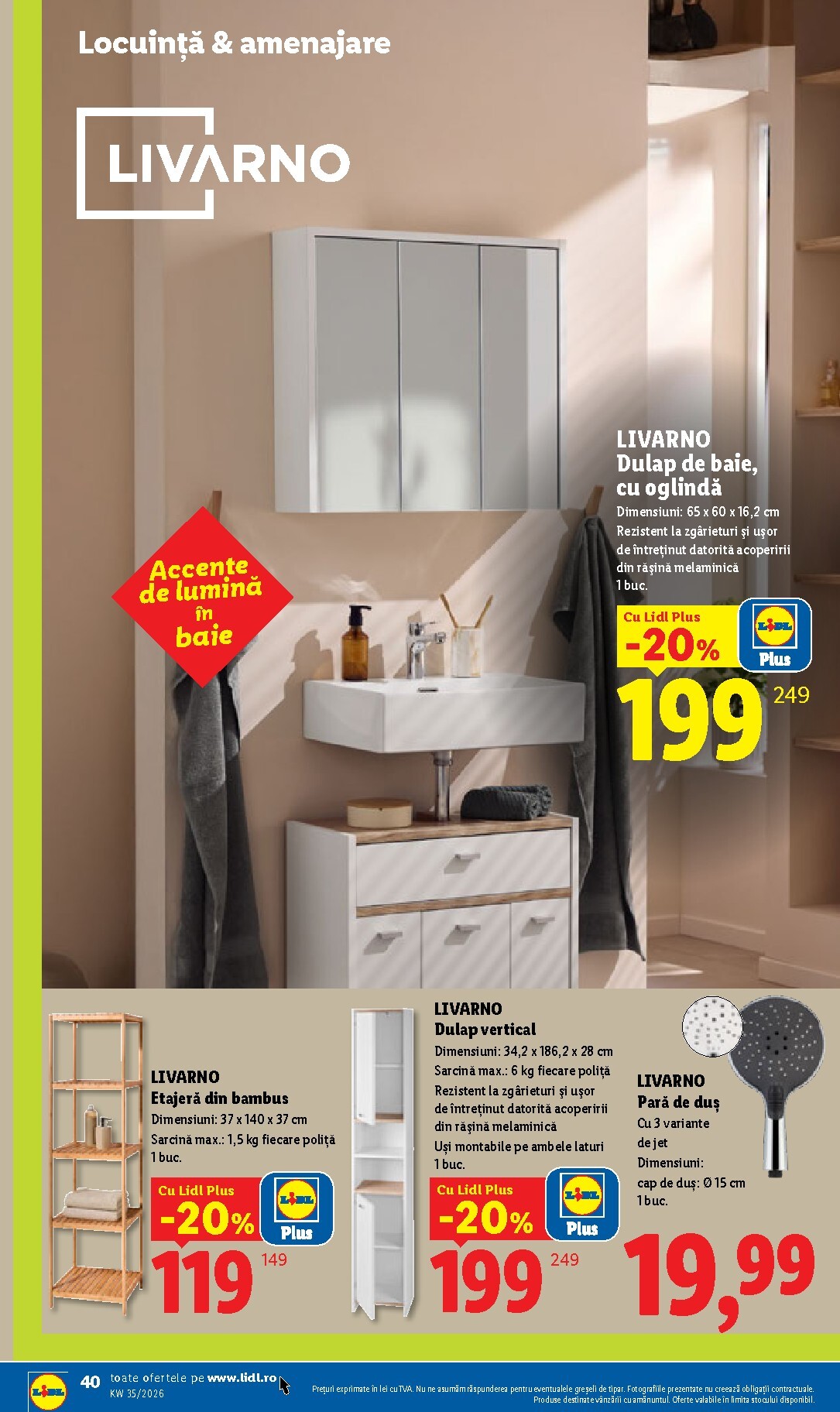 lidl - Lidl pliante pentru săptămâna viitoare de la luni 24.08.2026 până la duminică 30.08.2026 - page: 40