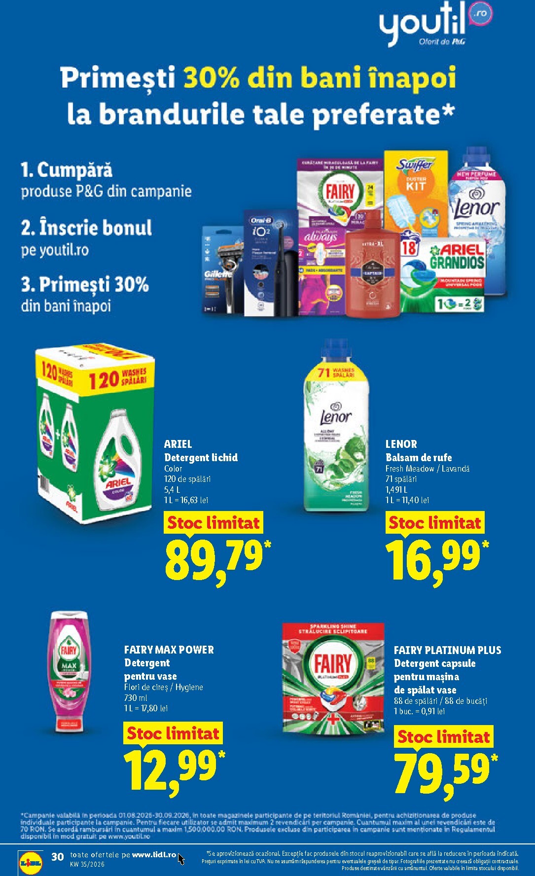 lidl - Lidl pliante pentru săptămâna viitoare de la luni 24.08.2026 până la duminică 30.08.2026 - page: 30