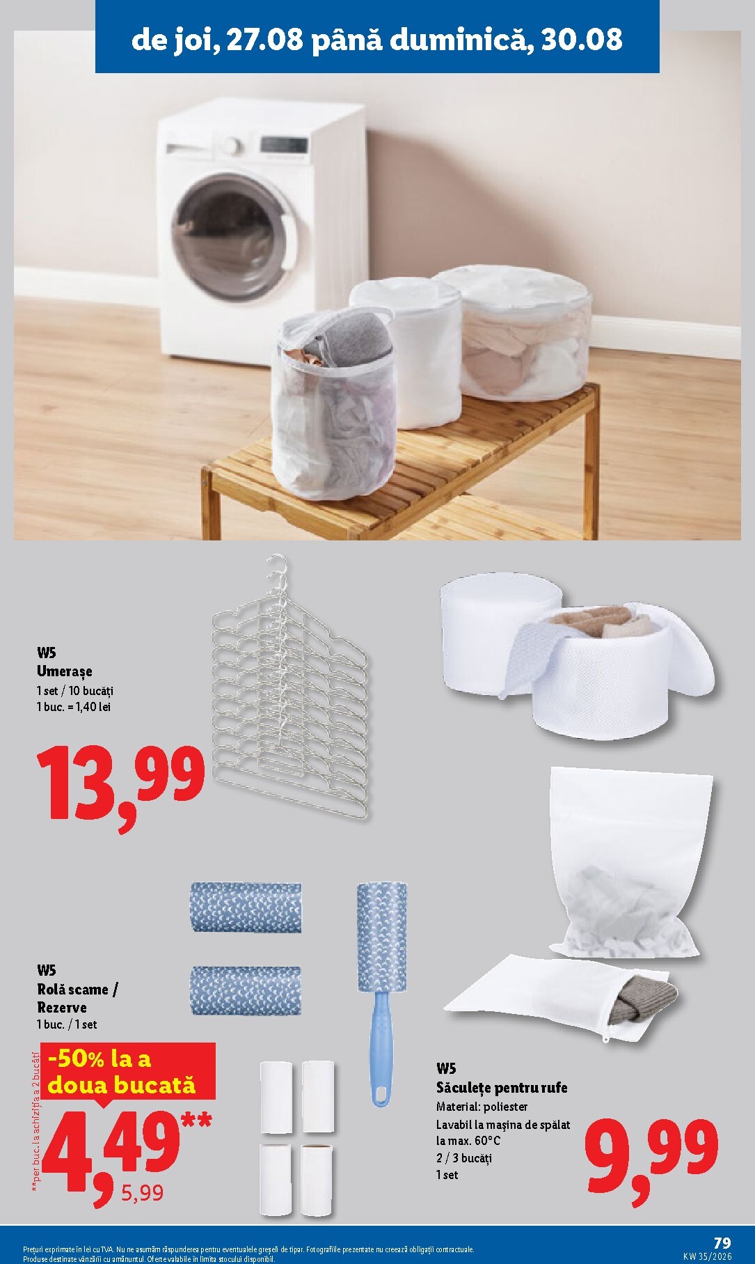 lidl - Lidl pliante pentru săptămâna viitoare de la luni 24.08.2026 până la duminică 30.08.2026 - page: 79