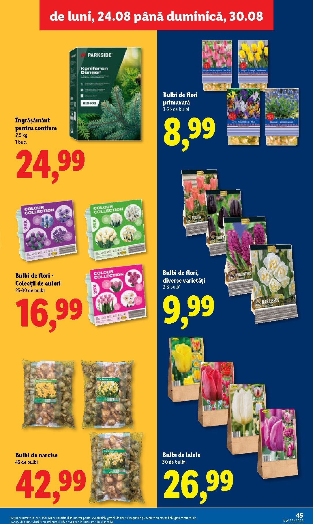 lidl - Lidl pliante pentru săptămâna viitoare de la luni 24.08.2026 până la duminică 30.08.2026 - page: 45