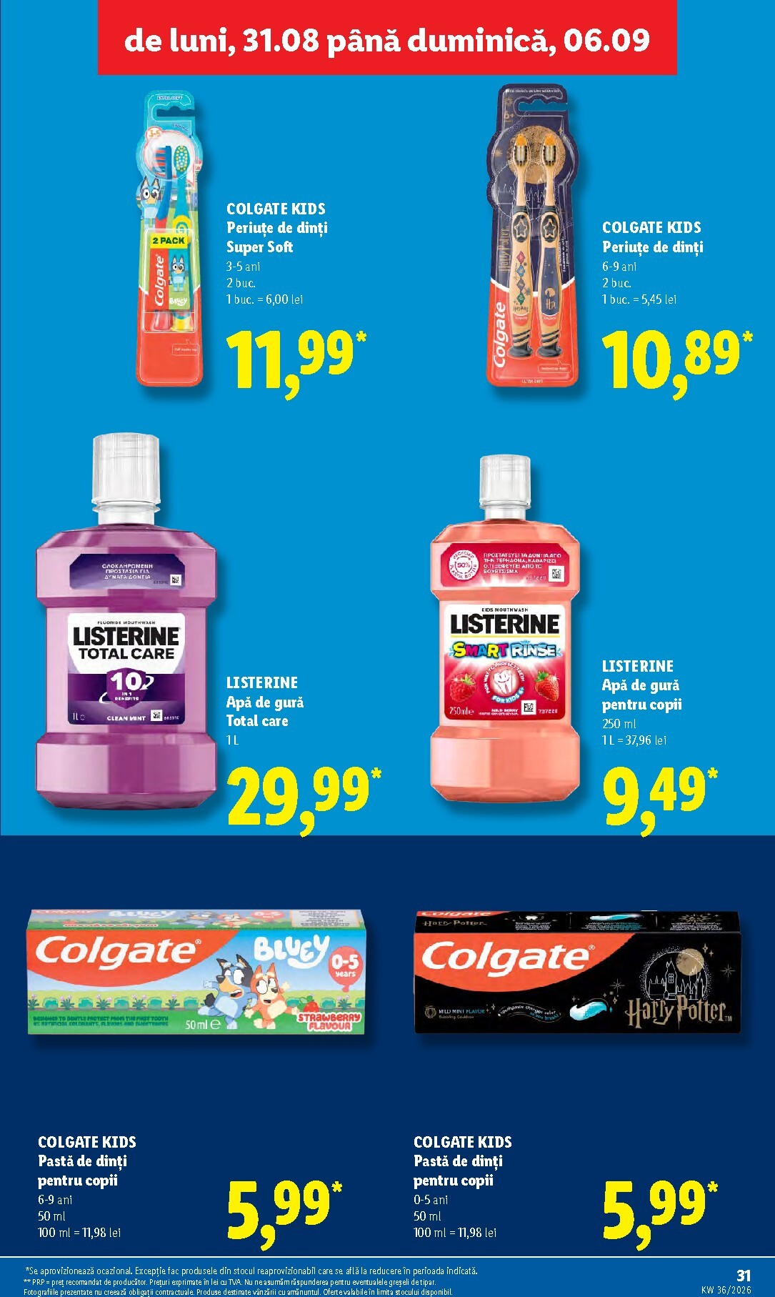 lidl - Lidl pliante pentru săptămâna viitoare de la luni 31.08.2026 până la duminică 06.09.2026 - page: 31