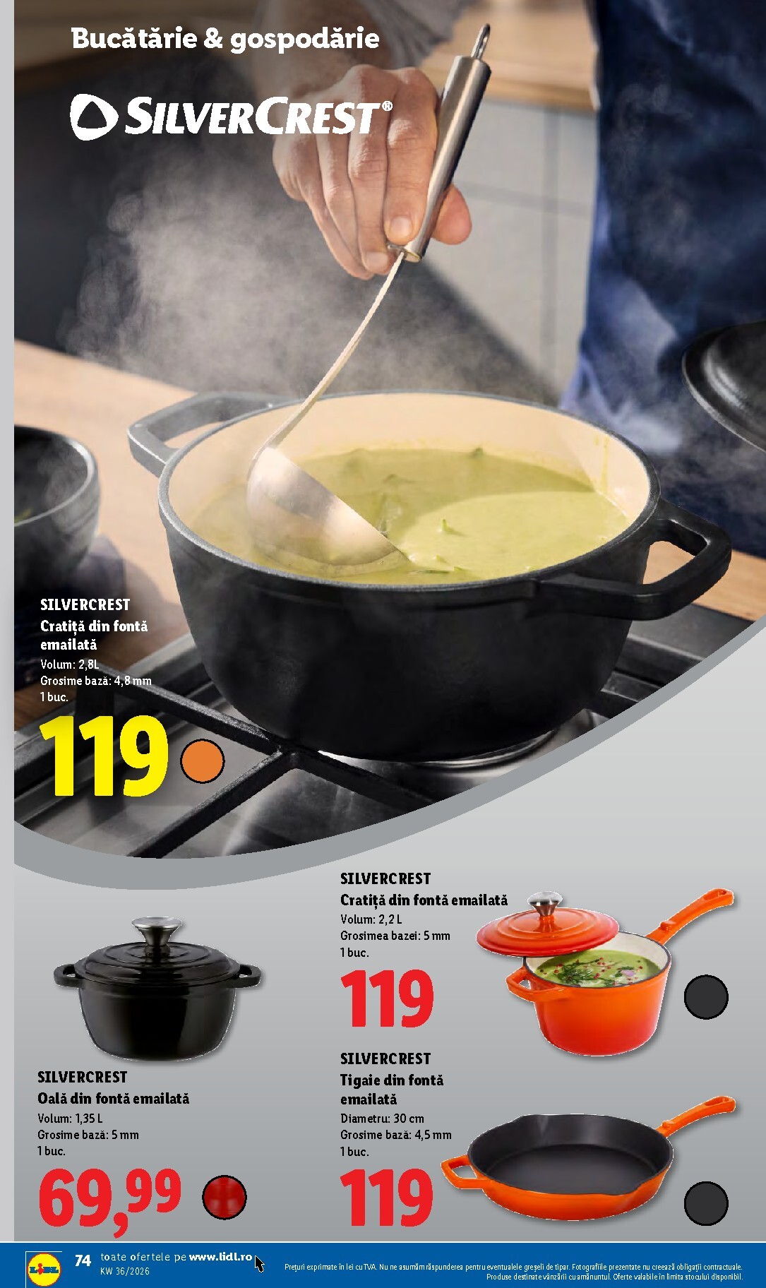 lidl - Lidl pliante pentru săptămâna viitoare de la luni 31.08.2026 până la duminică 06.09.2026 - page: 74