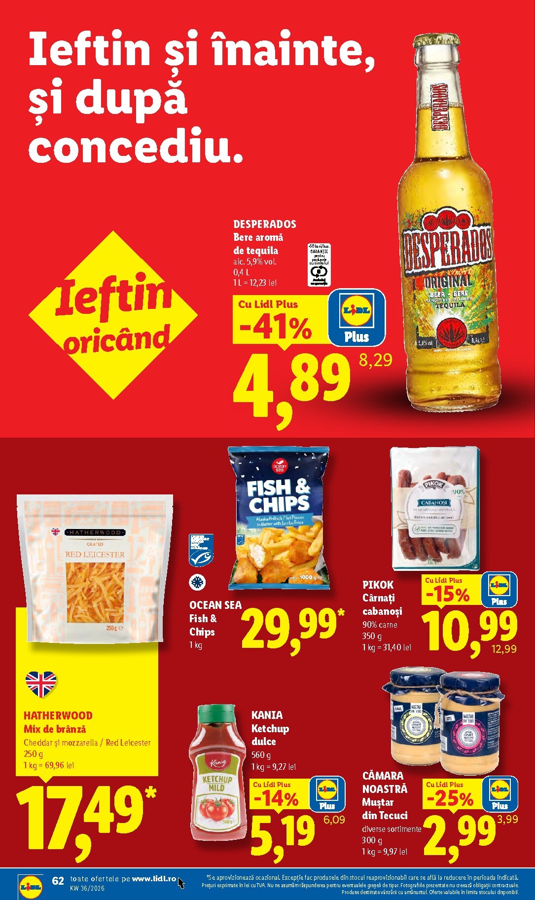lidl - Lidl pliante pentru săptămâna viitoare de la luni 31.08.2026 până la duminică 06.09.2026 - page: 62