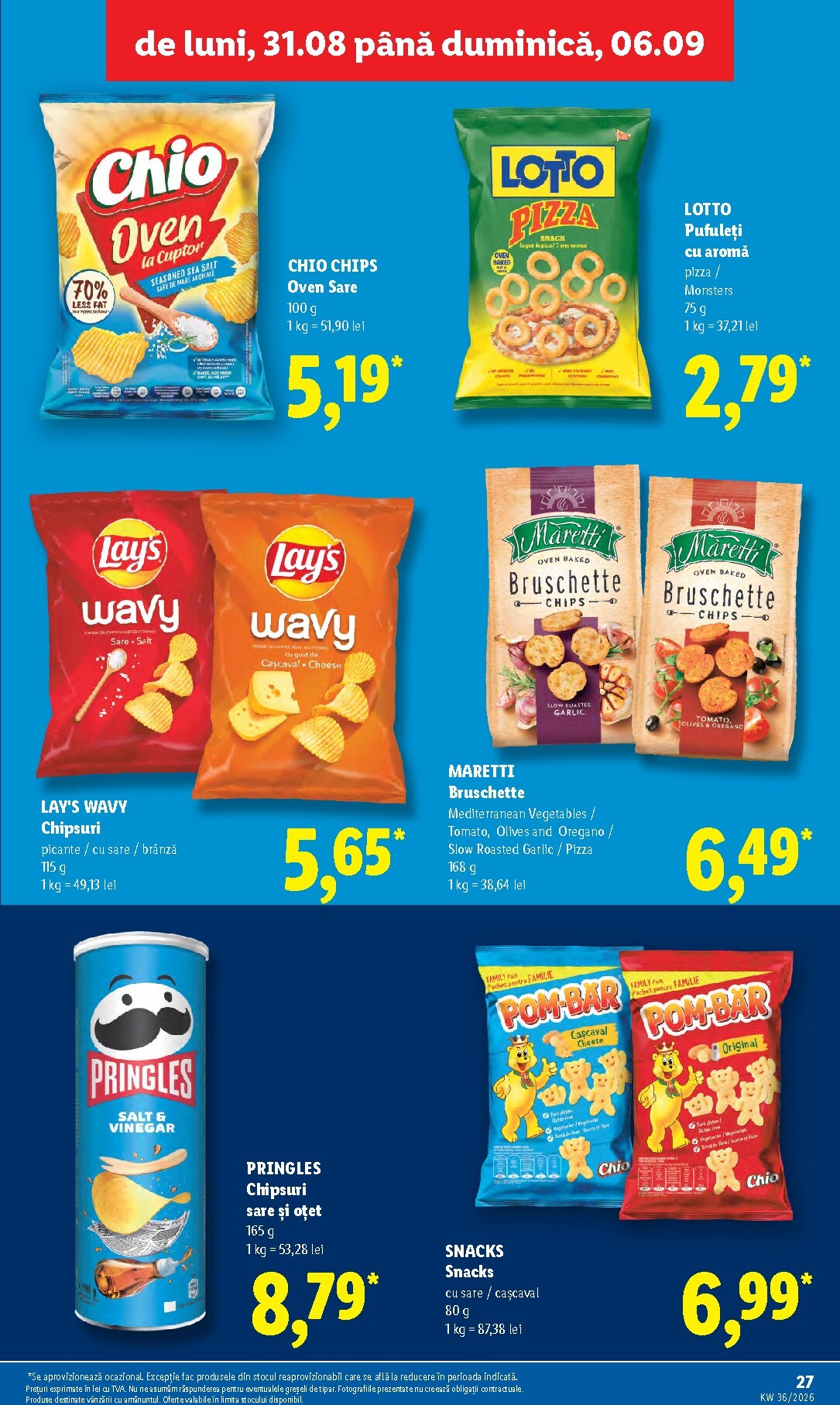 lidl - Lidl pliante pentru săptămâna viitoare de la luni 31.08.2026 până la duminică 06.09.2026 - page: 27
