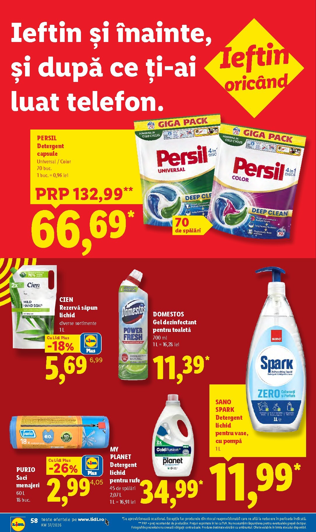 lidl - Lidl pliante pentru săptămâna viitoare de la luni 07.09.2026 până la duminică 13.09.2026 - page: 58