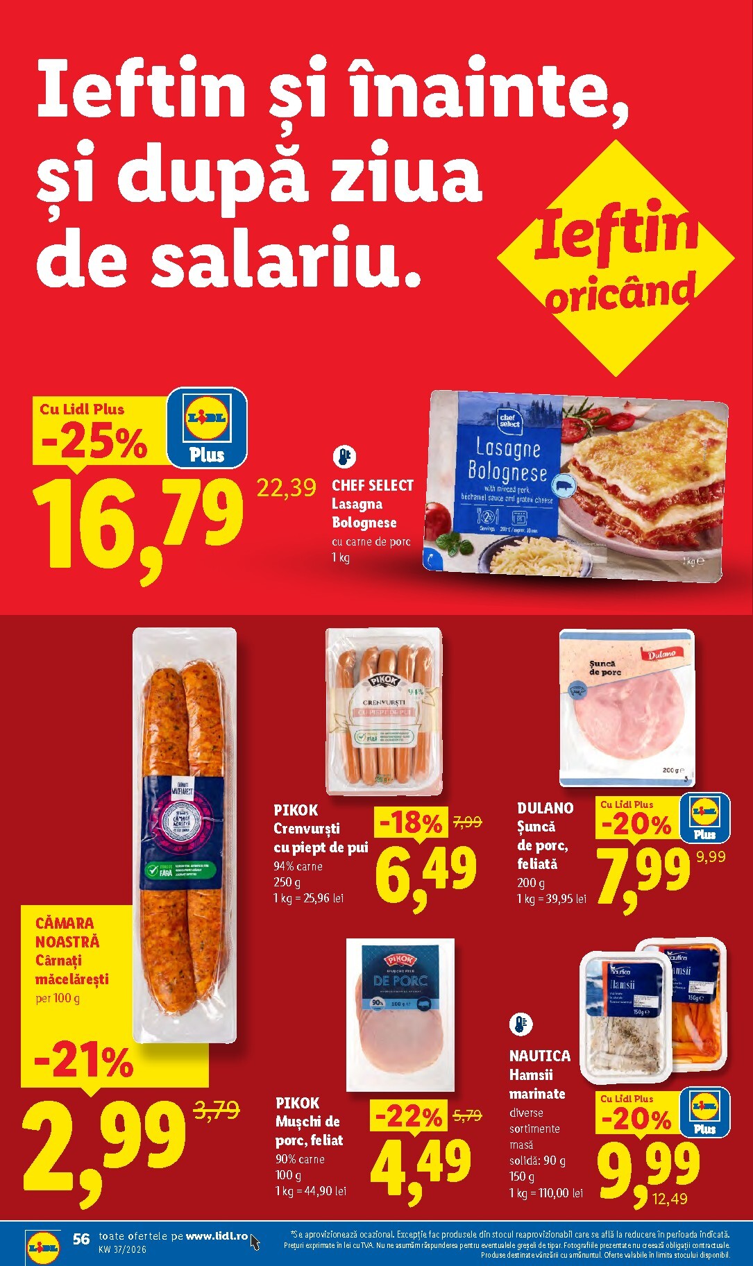 lidl - Lidl pliante pentru săptămâna viitoare de la luni 07.09.2026 până la duminică 13.09.2026 - page: 56