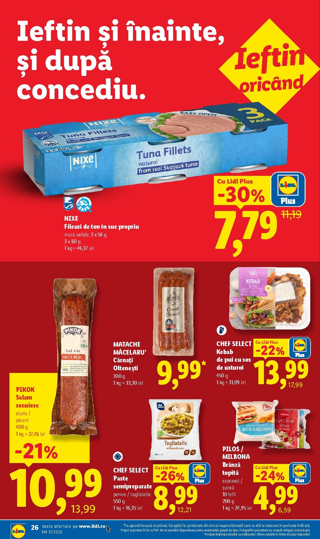 lidl - Lidl pliante pentru săptămâna viitoare de la luni 07.09.2026 până la duminică 13.09.2026 - page: 26