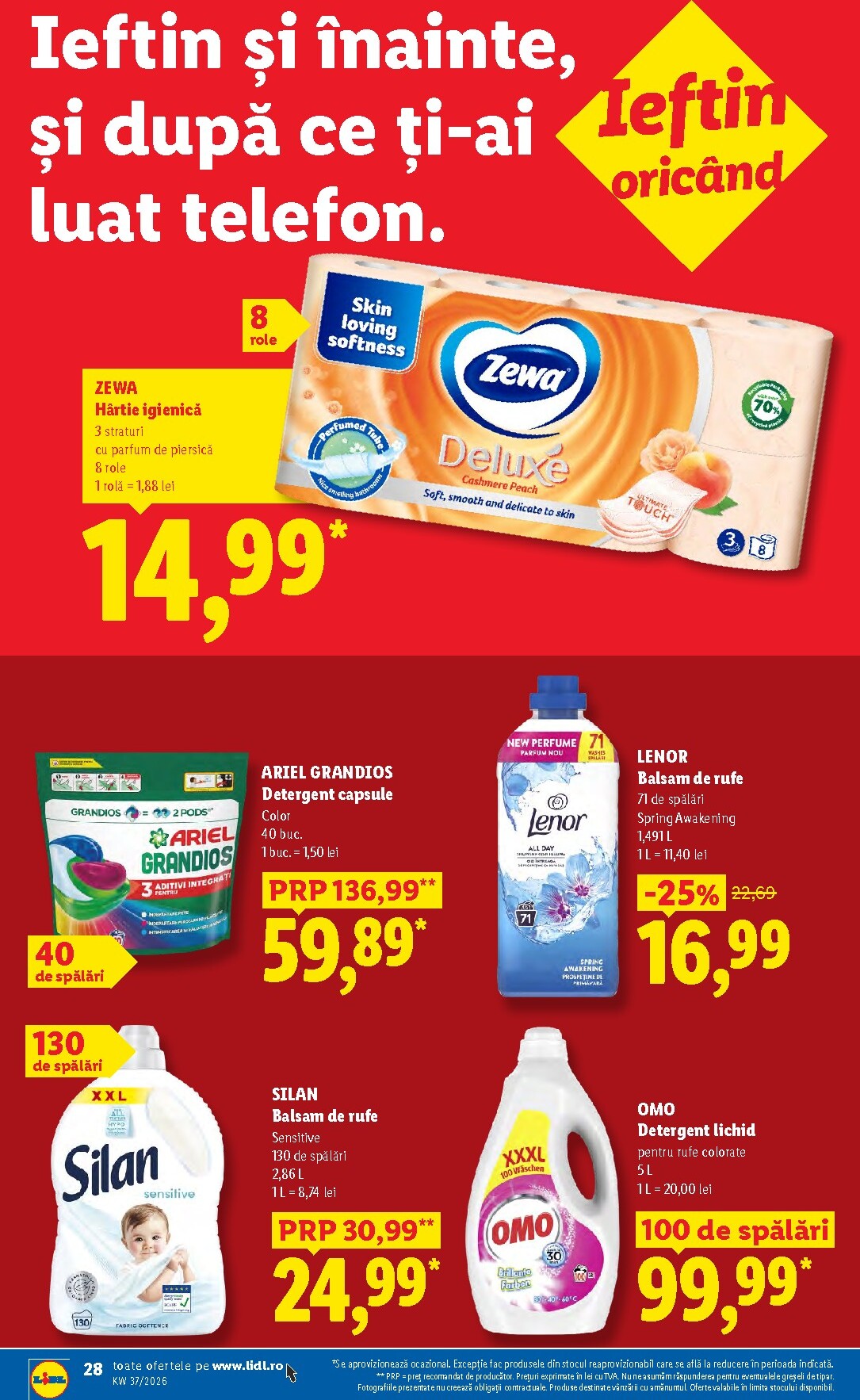 lidl - Lidl pliante pentru săptămâna viitoare de la luni 07.09.2026 până la duminică 13.09.2026 - page: 28
