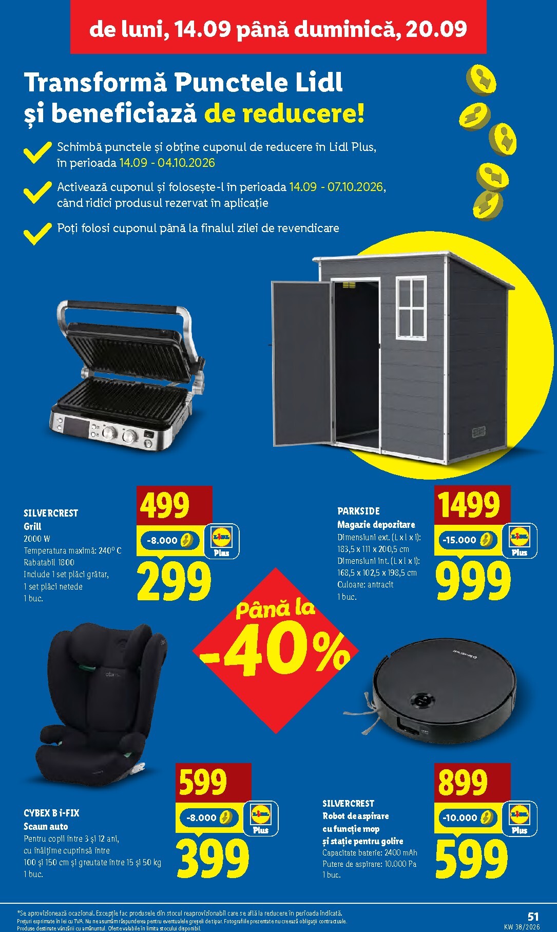lidl - Lidl pliante pentru săptămâna viitoare de la luni 14.09.2026 până la duminică 20.09.2026 - page: 51