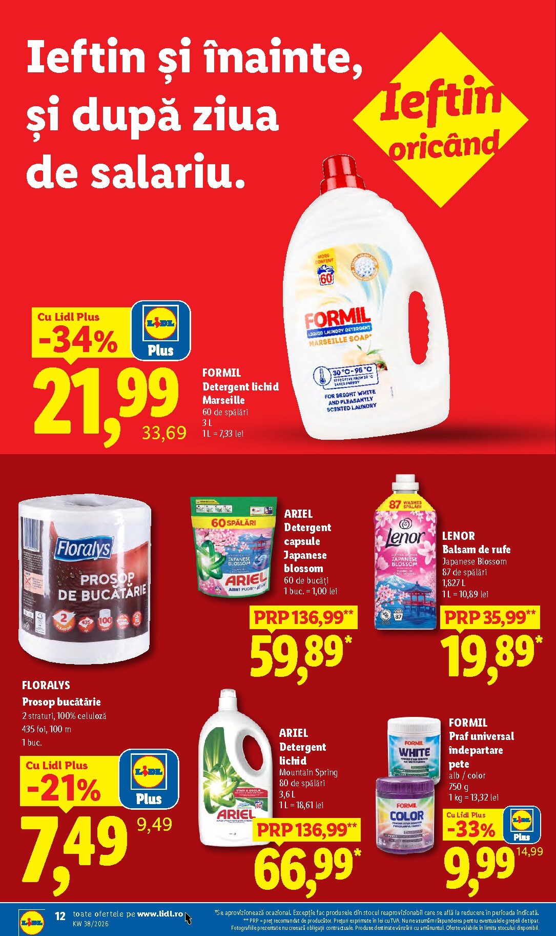 lidl - Lidl pliante pentru săptămâna viitoare de la luni 14.09.2026 până la duminică 20.09.2026 - page: 12