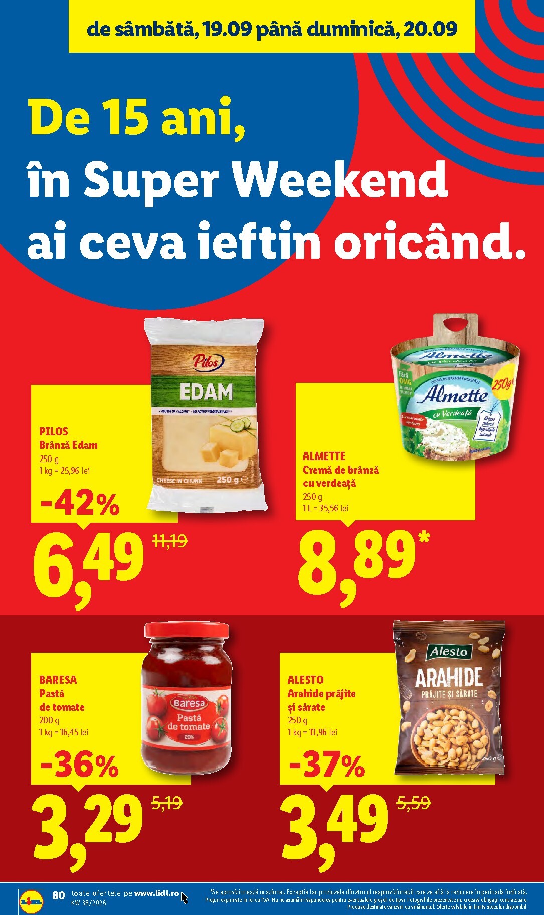 lidl - Lidl pliante pentru săptămâna viitoare de la luni 14.09.2026 până la duminică 20.09.2026 - page: 80