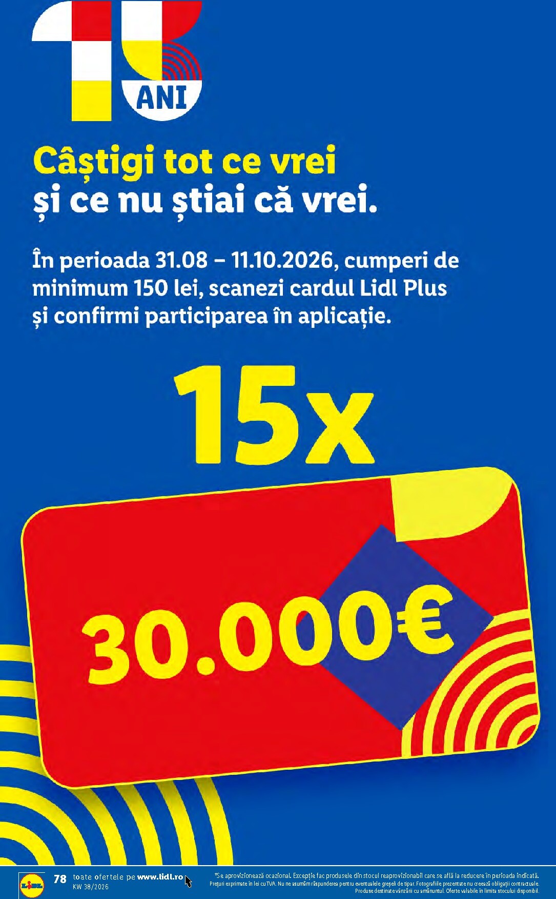 lidl - Lidl pliante pentru săptămâna viitoare de la luni 14.09.2026 până la duminică 20.09.2026 - page: 78