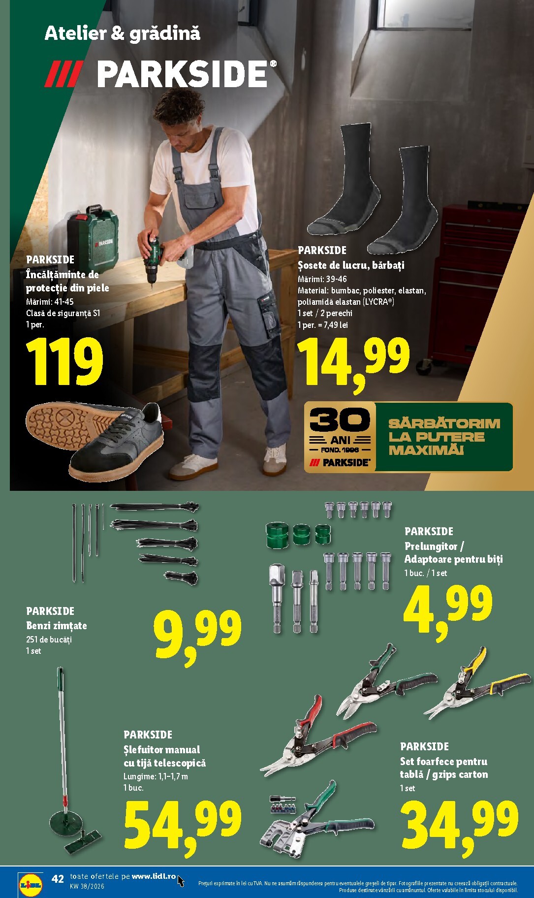 lidl - Lidl pliante pentru săptămâna viitoare de la luni 14.09.2026 până la duminică 20.09.2026 - page: 42