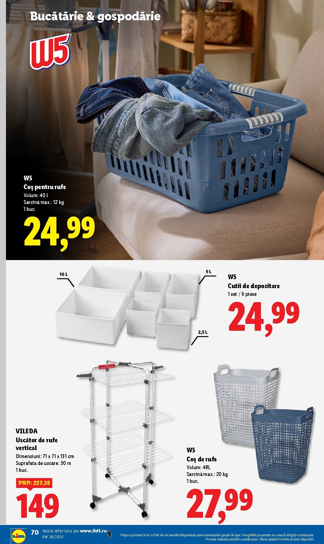 lidl - Lidl pliante pentru săptămâna viitoare de la luni 14.09.2026 până la duminică 20.09.2026 - page: 70