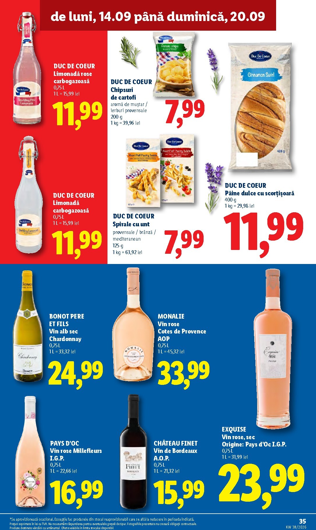lidl - Lidl pliante pentru săptămâna viitoare de la luni 14.09.2026 până la duminică 20.09.2026 - page: 35