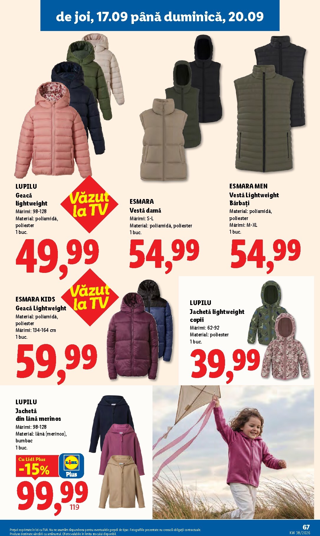 lidl - Lidl pliante pentru săptămâna viitoare de la luni 14.09.2026 până la duminică 20.09.2026 - page: 67