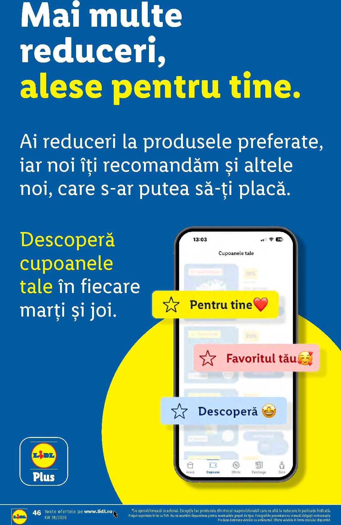 lidl - Lidl pliante pentru săptămâna viitoare de la luni 14.09.2026 până la duminică 20.09.2026 - page: 46