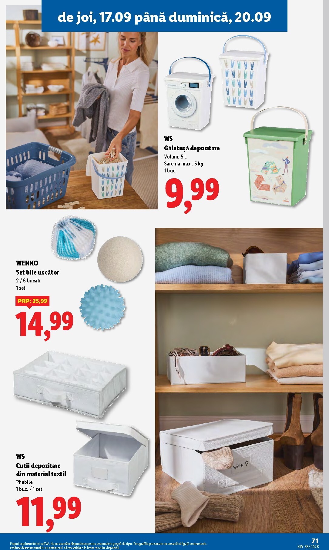 lidl - Lidl pliante pentru săptămâna viitoare de la luni 14.09.2026 până la duminică 20.09.2026 - page: 71