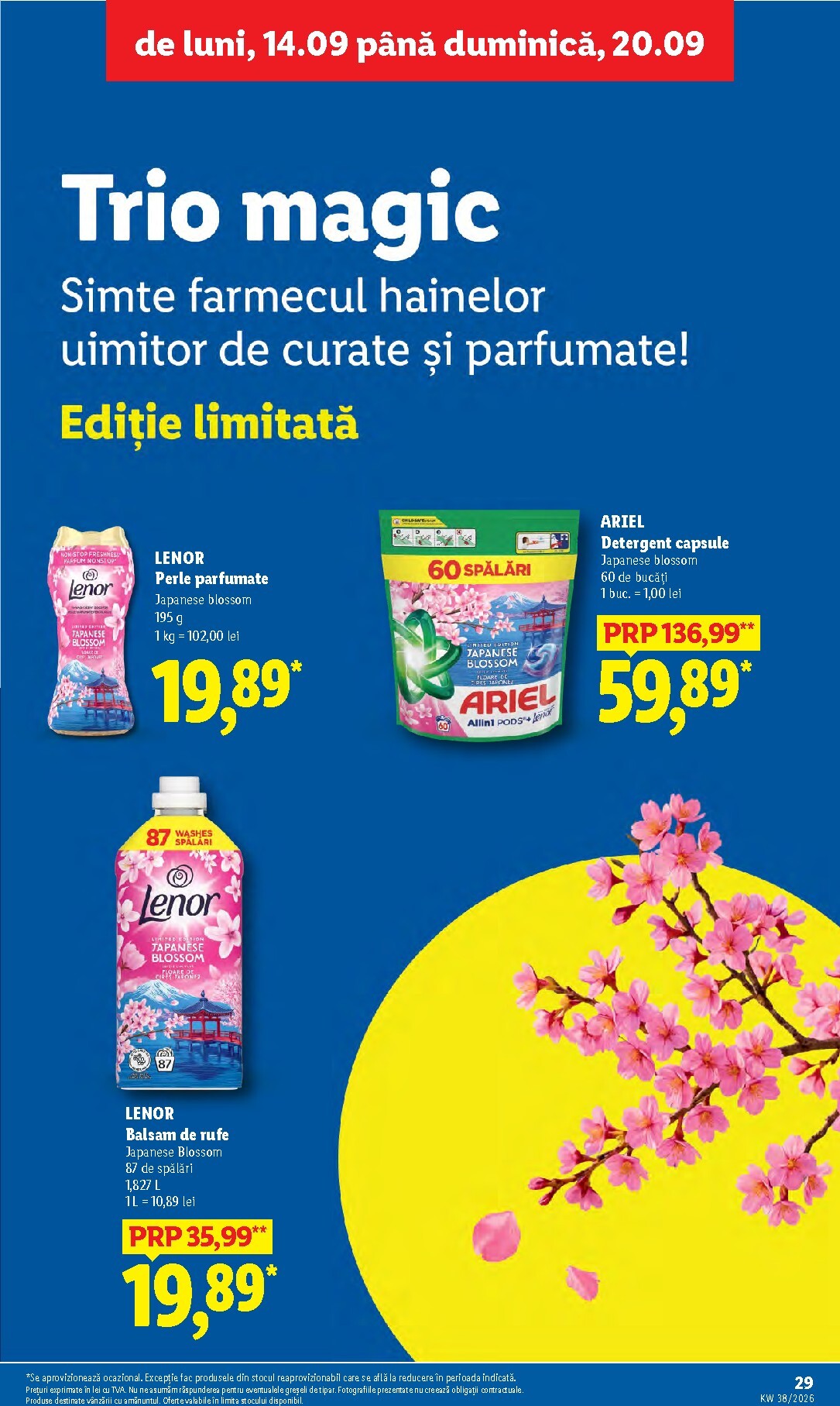 lidl - Lidl pliante pentru săptămâna viitoare de la luni 14.09.2026 până la duminică 20.09.2026 - page: 29