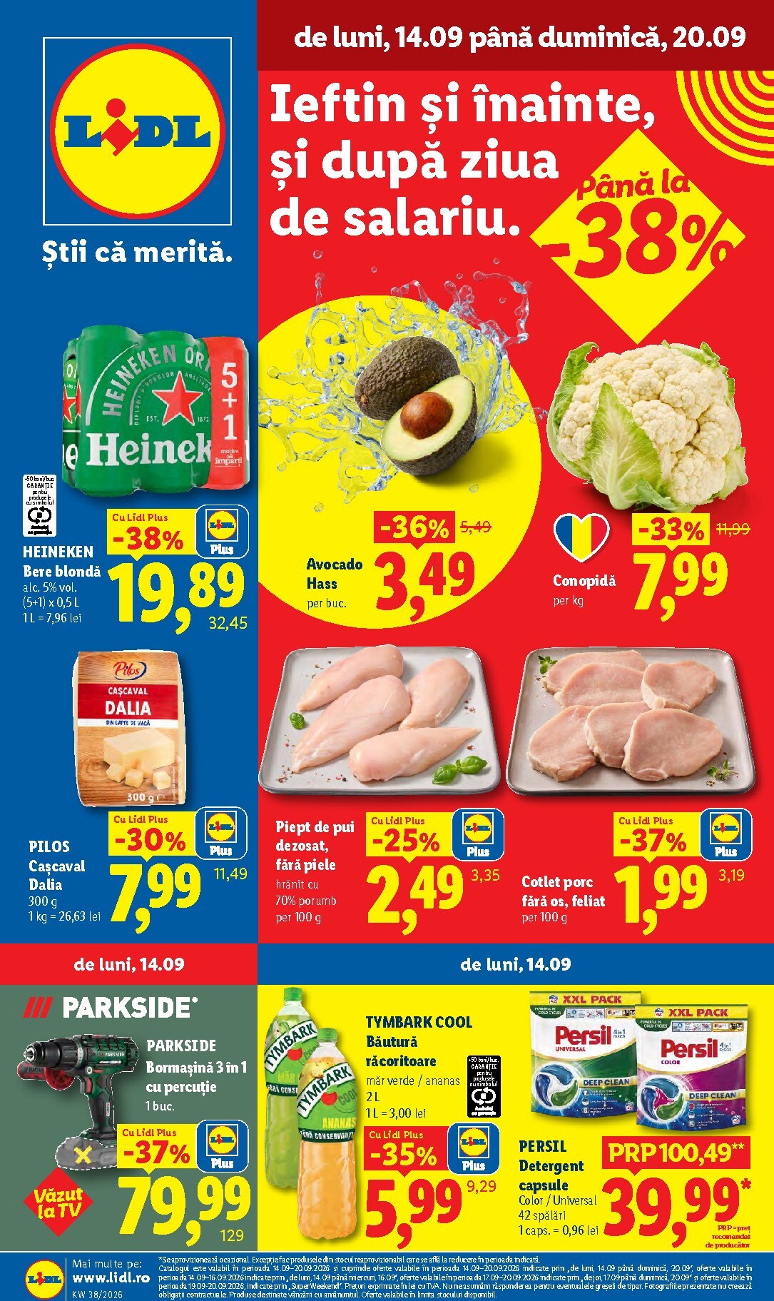 lidl - Lidl pliante pentru săptămâna viitoare de la luni 14.09.2026 până la duminică 20.09.2026