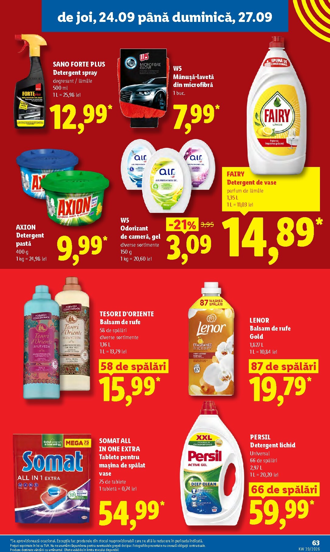 lidl - Lidl pliante pentru săptămâna viitoare de la luni 21.09.2026 până la duminică 27.09.2026 - page: 63