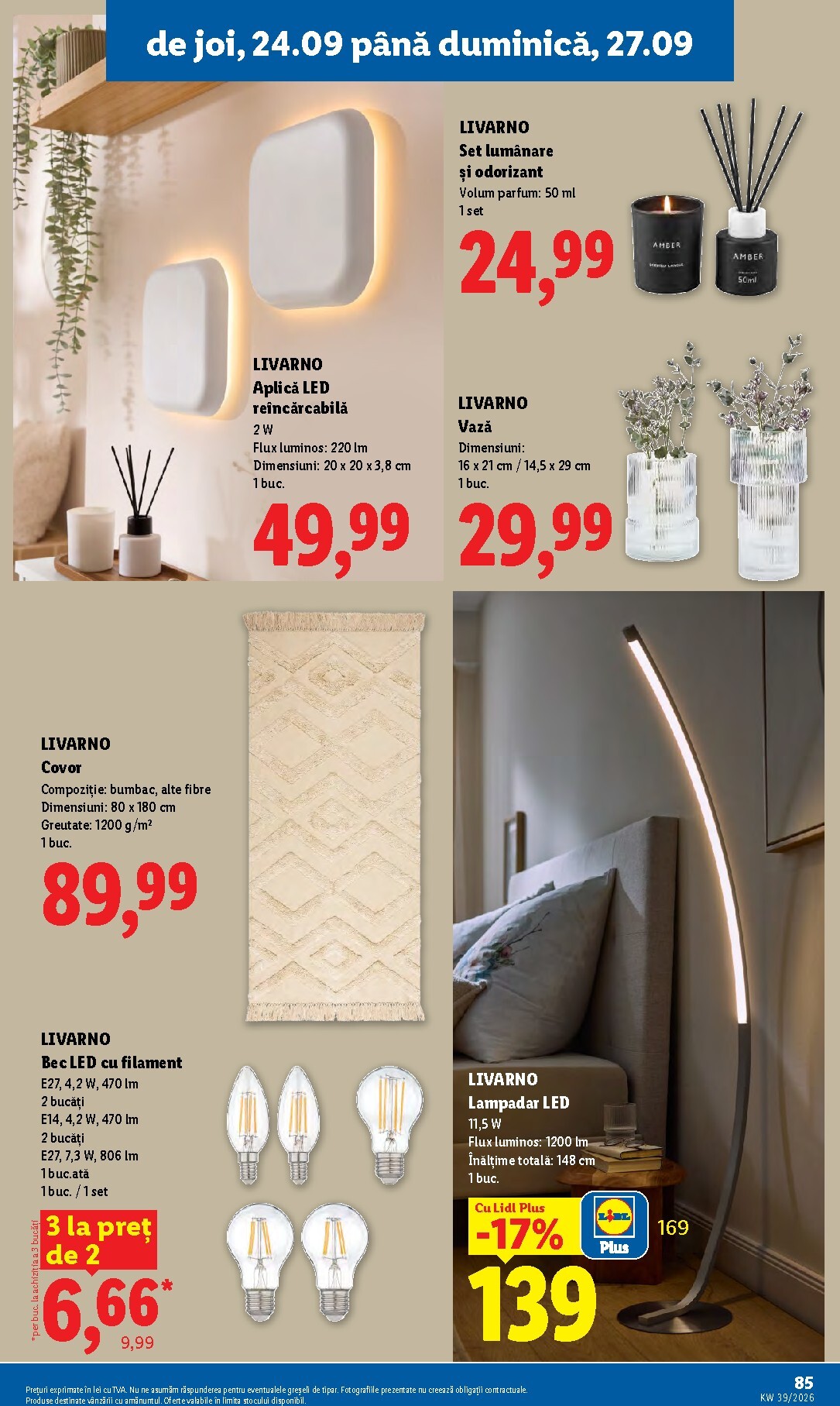 lidl - Lidl pliante pentru săptămâna viitoare de la luni 21.09.2026 până la duminică 27.09.2026 - page: 85