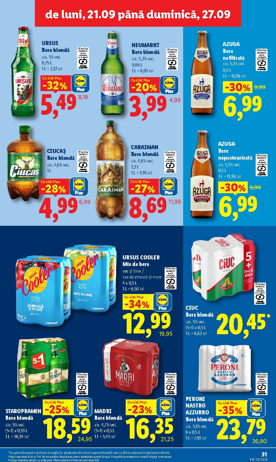 lidl - Lidl pliante pentru săptămâna viitoare de la luni 21.09.2026 până la duminică 27.09.2026 - page: 31