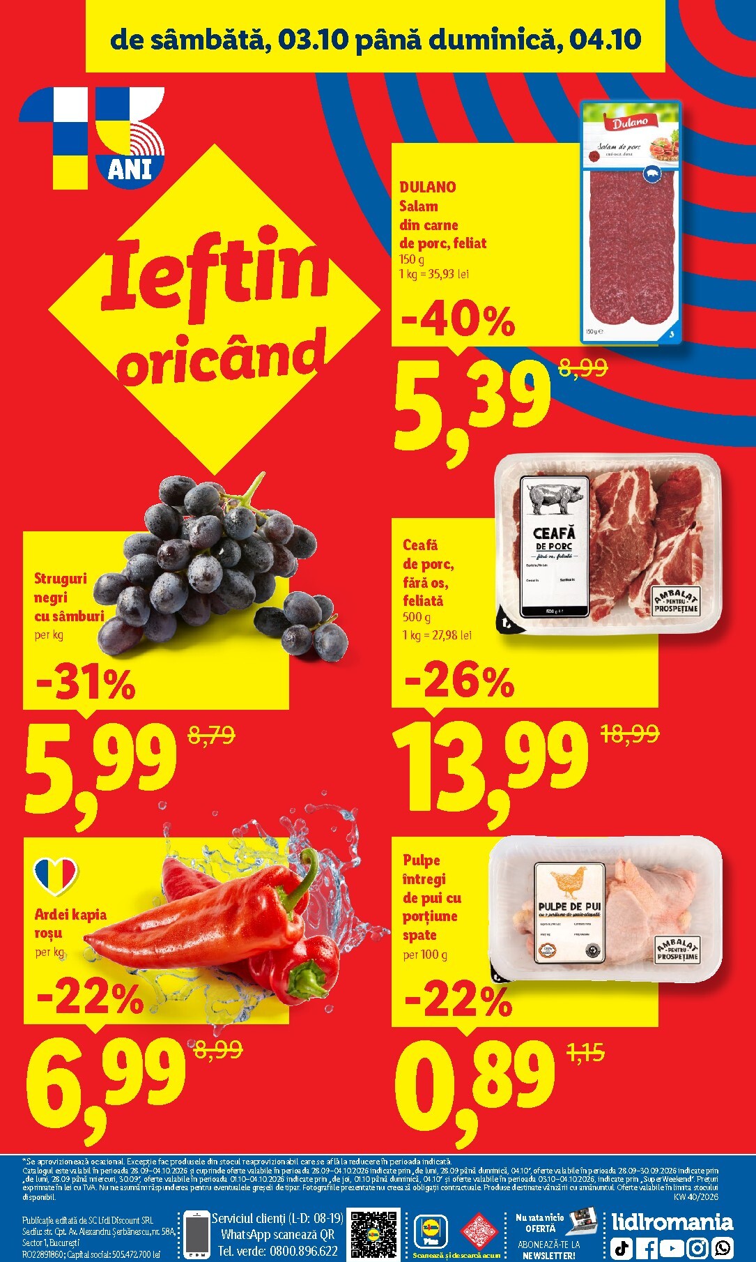 lidl - Lidl pliante pentru săptămâna viitoare de la luni 28.09.2026 până la duminică 04.10.2026 - page: 78