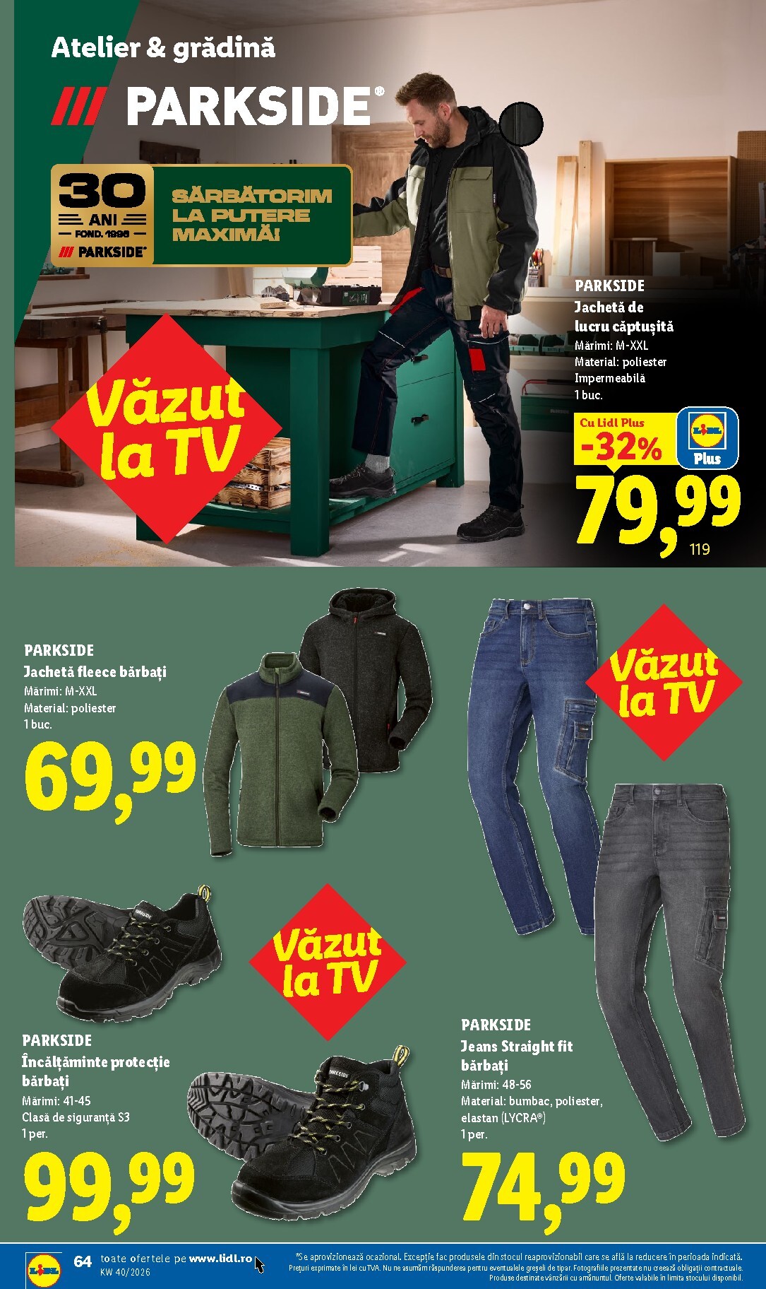 lidl - Lidl pliante pentru săptămâna viitoare de la luni 28.09.2026 până la duminică 04.10.2026 - page: 64
