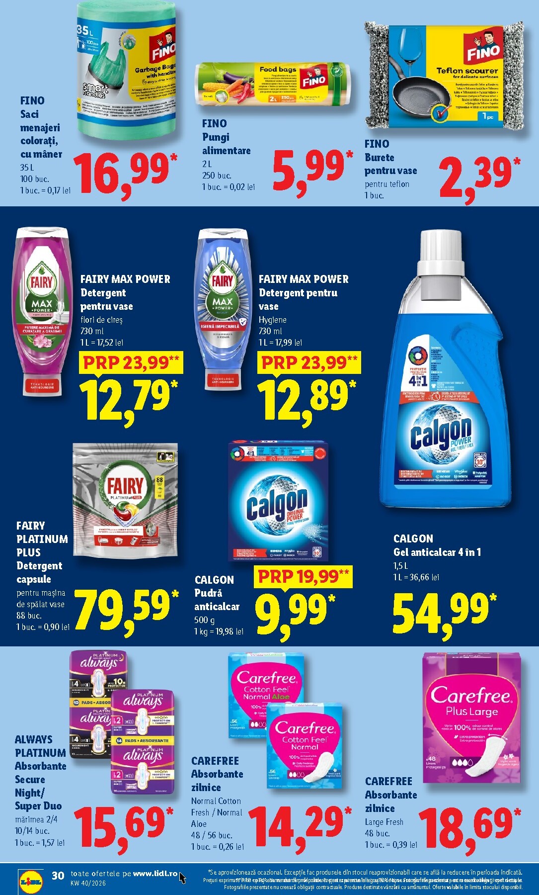 lidl - Lidl pliante pentru săptămâna viitoare de la luni 28.09.2026 până la duminică 04.10.2026 - page: 30