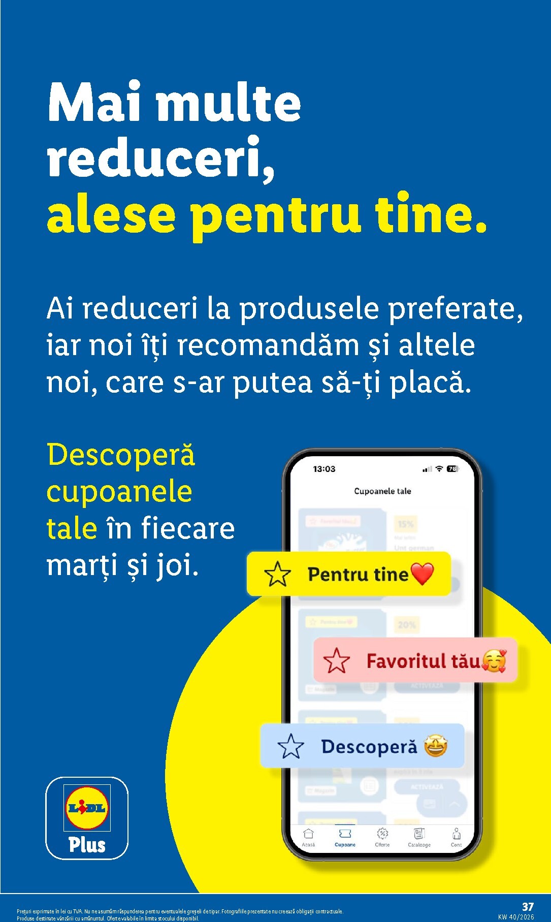 lidl - Lidl pliante pentru săptămâna viitoare de la luni 28.09.2026 până la duminică 04.10.2026 - page: 37