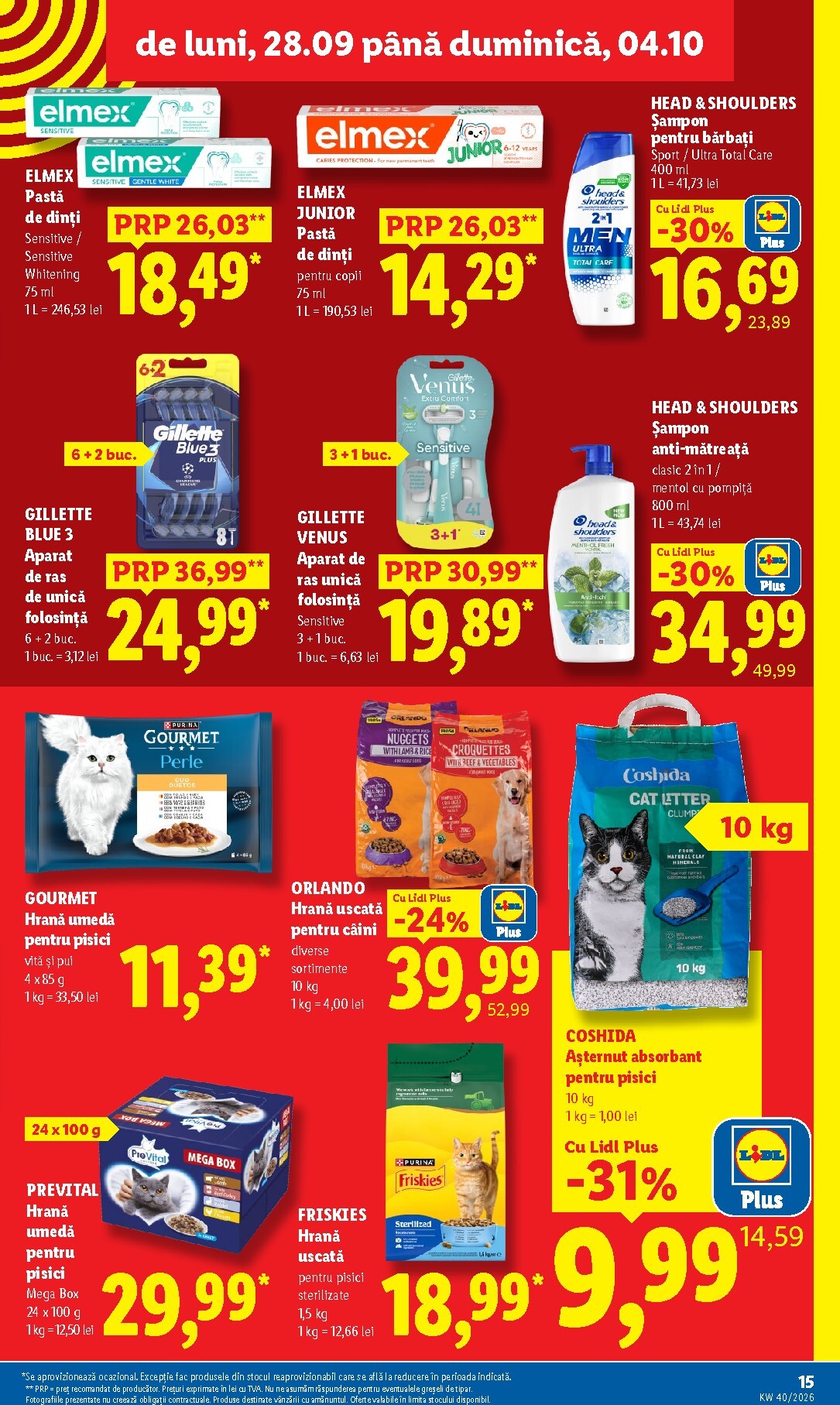 lidl - Lidl pliante pentru săptămâna viitoare de la luni 28.09.2026 până la duminică 04.10.2026 - page: 15