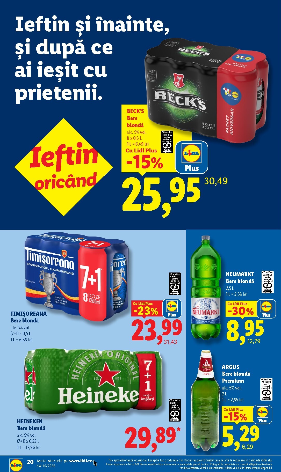 lidl - Lidl pliante pentru săptămâna viitoare de la luni 28.09.2026 până la duminică 04.10.2026 - page: 20